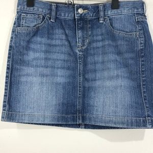 Old Navy Blue Denim Jean Skirt Size 6